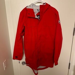 Canada goose red rain jacket - brand new with tags!